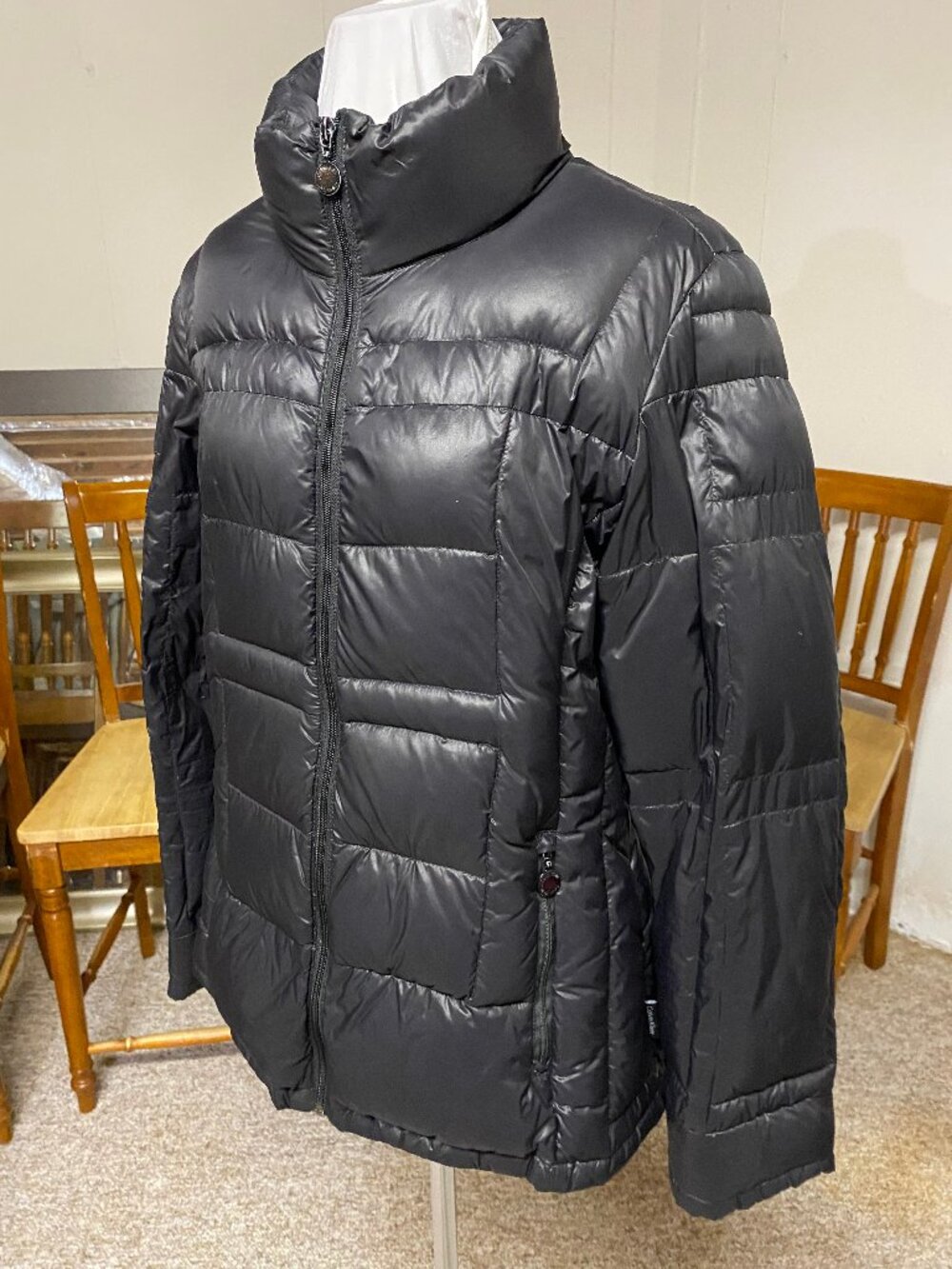 Calvin Klein down jacket, women's size Large, black
